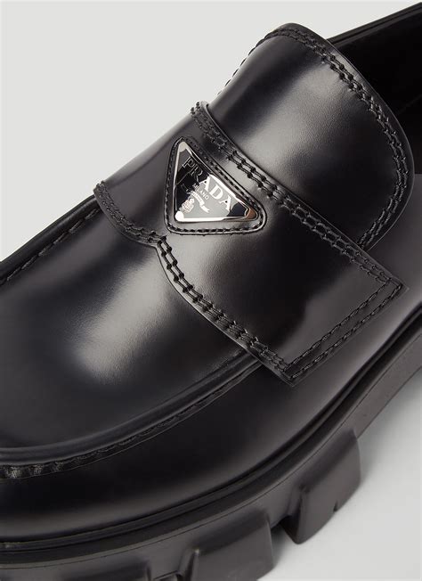 dhgate prada loafers|prada monolith loafers second hand.